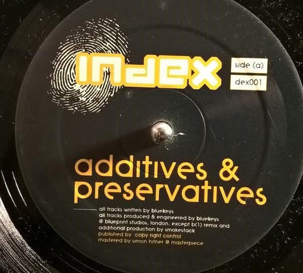 Additives & Preservatives : Control (12")