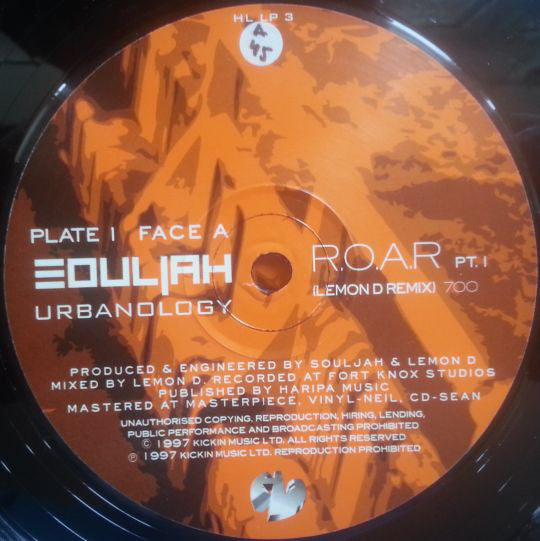Souljah : Urbanology (4x12", Album)