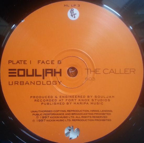 Souljah : Urbanology (4x12", Album)