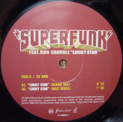 Superfunk : Lucky Star (12", RE)