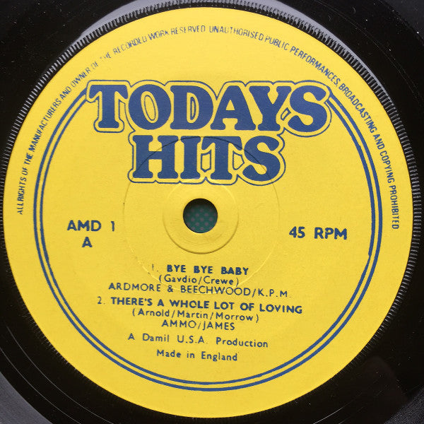 Various : Today´s Hits (7", EP)