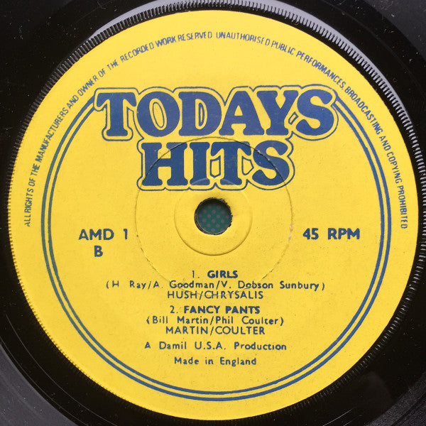 Various : Today´s Hits (7", EP)