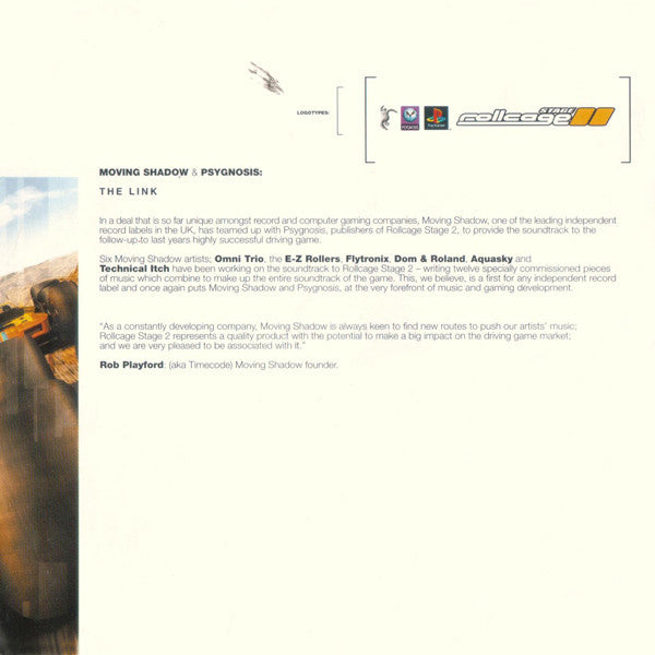 Various : Rollcage Stage II The Soundtrack (CD, Comp + CD, Comp, Enh, Mixed)