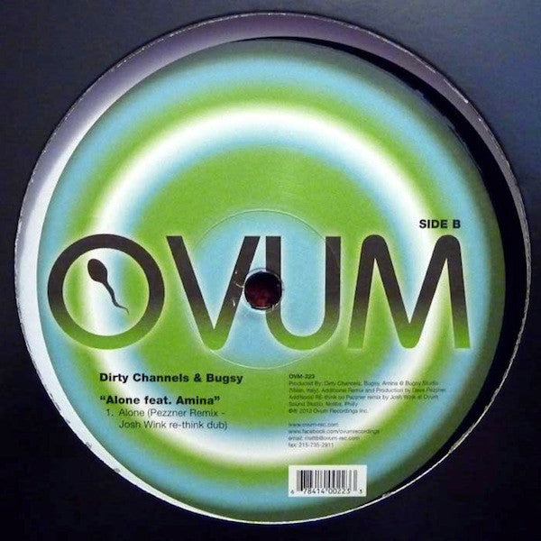 Dirty Channels & Bugsy (12) : Alone (12")