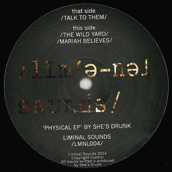 She's Drunk : Physical EP (12", EP)