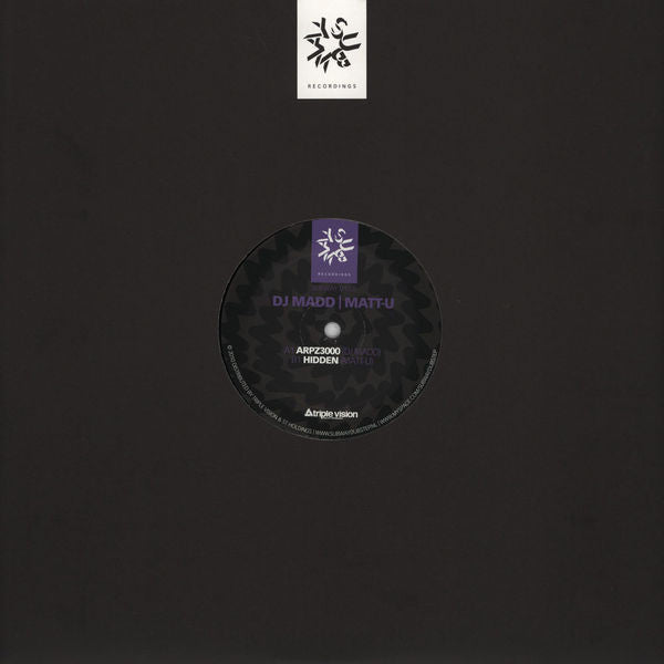 DJ Madd / Matt U : ARPZ3000 / Hidden (12")