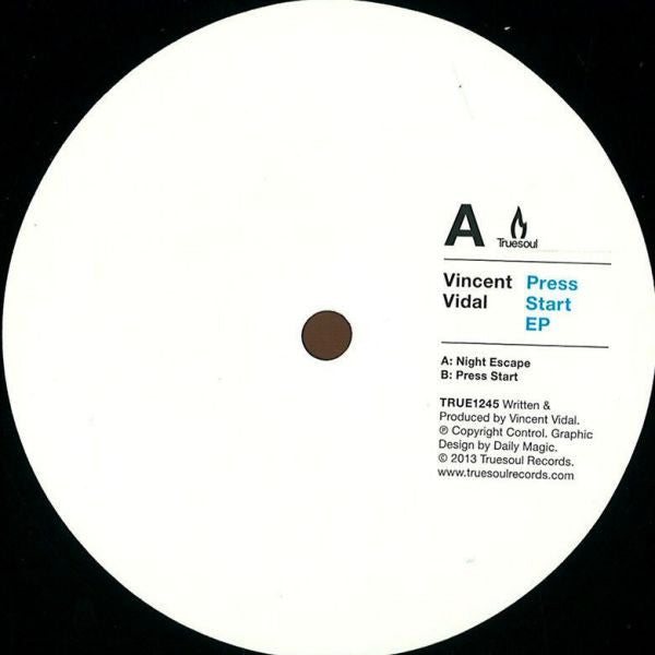 Vincent Vidal : Press Start EP (12", EP)