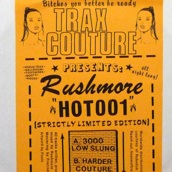 Rushmore (2) : HOT001 (12", Ltd)