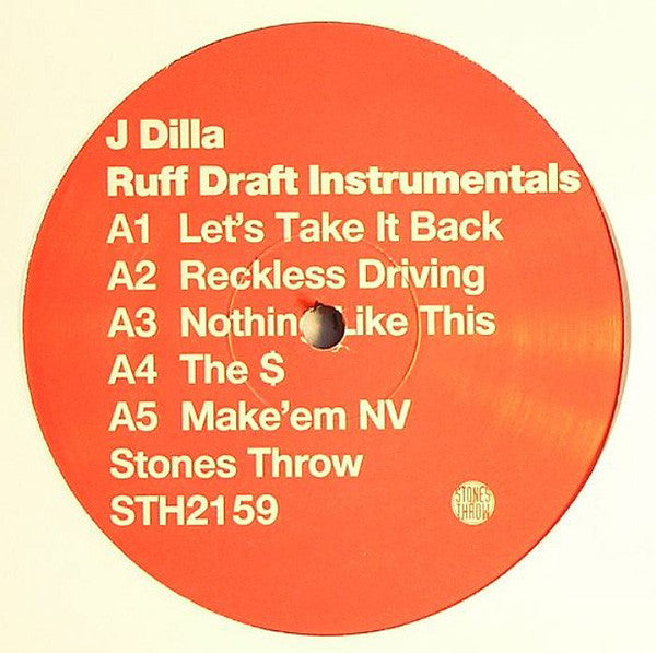 J Dilla : Ruff Draft Instrumentals (12")