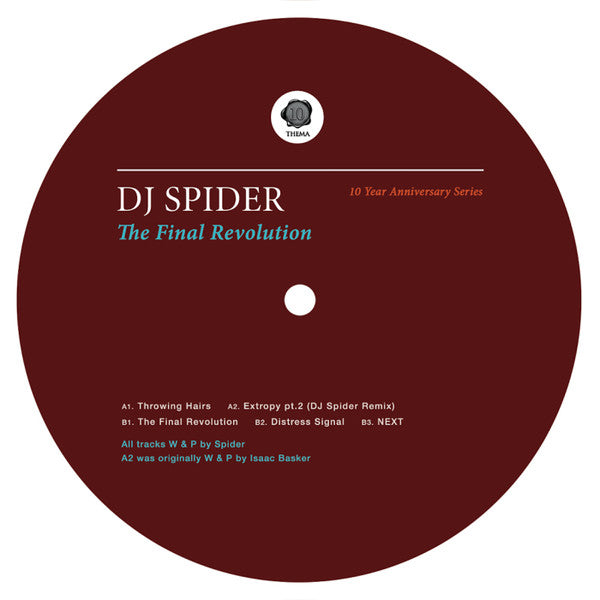 DJ Spider (6) : The Final Revolution (12", EP)