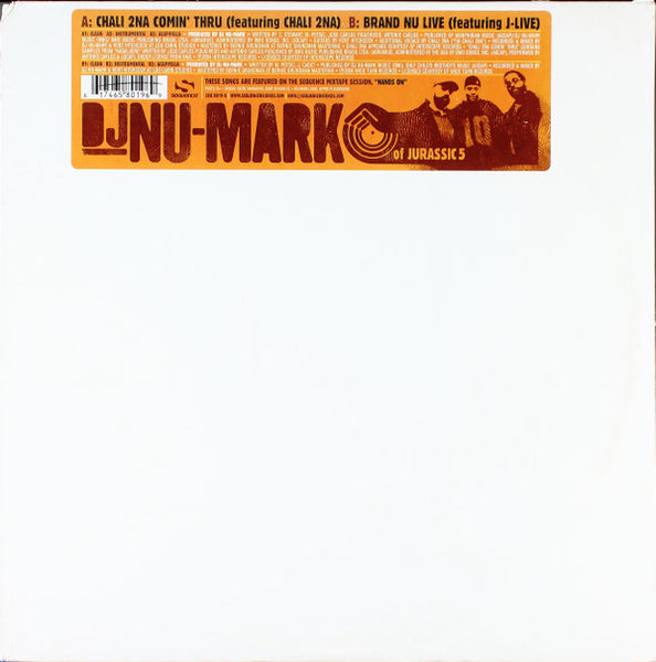 DJ Nu-Mark : Chali 2na Comin' Thru / Brand Nu Live (12")