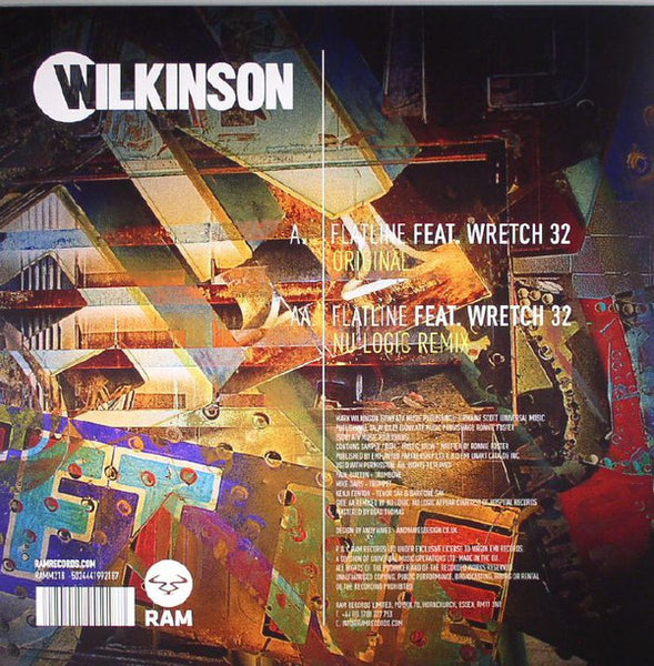 Wilkinson (4) Feat. Wretch 32 : Flatline (12")