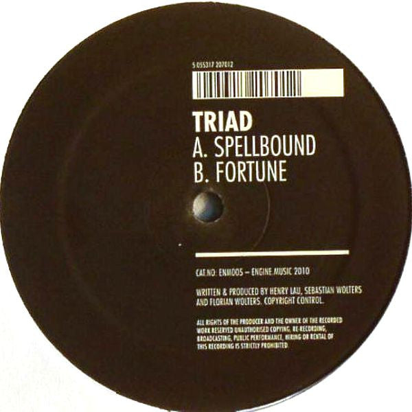 Triad (7) : Spellbound / Fortune (12")