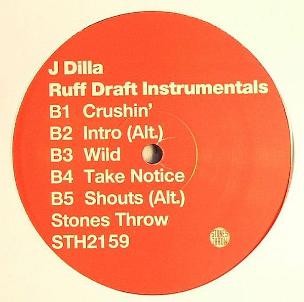 J Dilla : Ruff Draft Instrumentals (12")